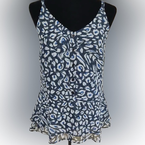 CAbi Tops - EUC CAbi Purr Cami Animal Print Tank Top, XS